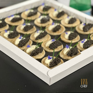 Order online our Luxury Gourmet Canapes 